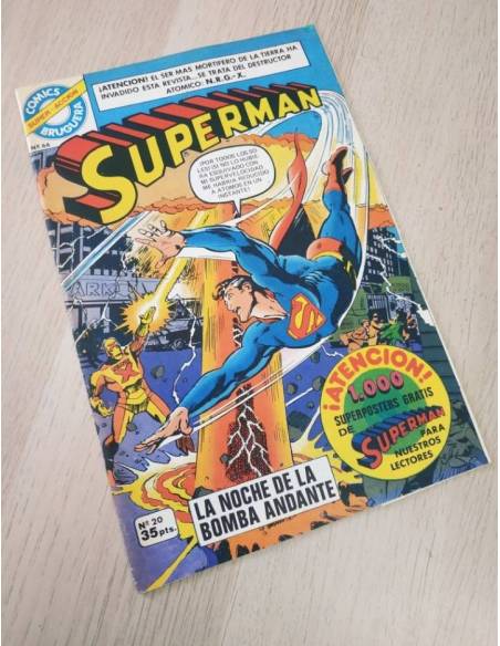 CASI EXCELENTE ESTADO SUPERMAN 20 SUPER ACCION 66 COMICS BRUGUERA