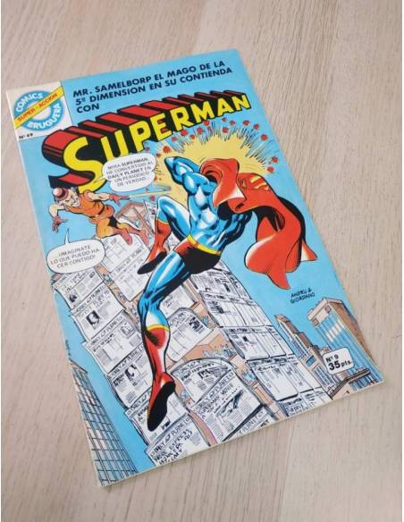 EXCELENTE ESTADO SUPERMAN 9 SUPER ACCION 49 COMICS BRUGUERA