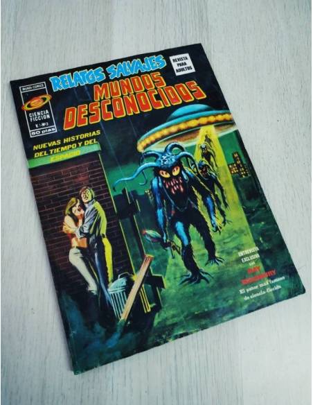MUY BUEN ESTADO RELATOS SALVAJES 3 MUNDOS DESCONOCIDOS COMICS VERTICE