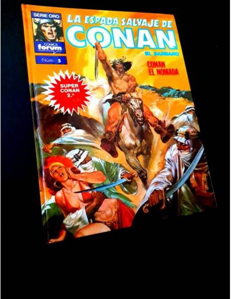 EXCELENTE ESTADO LA ESPADA SALVAJE DE CONAN 5 SUPER CONAN SEGUNDA EDICION FORUM
