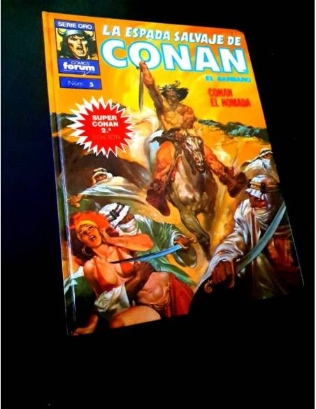 MUY BUEN ESTADO LA ESPADA SALVAJE DE CONAN 5 SUPER CONAN SEGUNDA EDICION FORUM