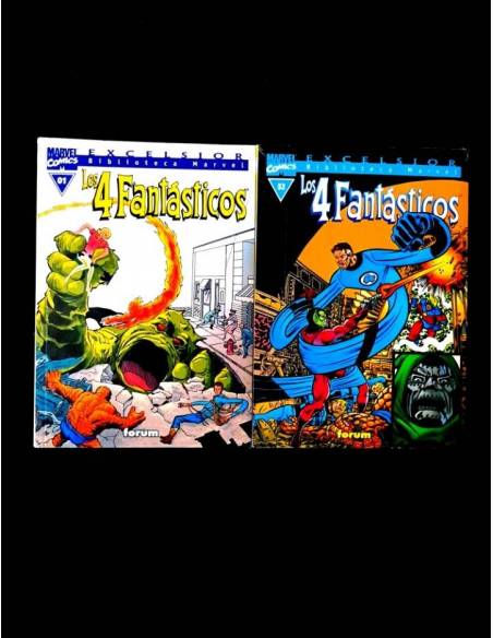 EXCELENTE ESTADO LOS 4 FANTASTICOS COLECCION COMPLETA EXCELSIOR BIBLIOTECA MARVEL COMICS FORUM