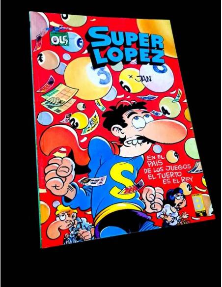 MUY BUEN ESTADO 1° PRIMERA EDICION SUPER LOPEZ 12-SL COMICS EDICIONES B
