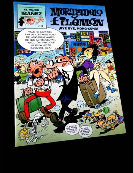 CASI EXCELENTE ESTADO EL MEJOR IBAÑEZ 2 MORTADELO Y FILEMON COMICS EDICIONES B 1999 OLE