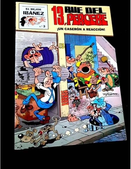 CASI EXCELENTE ESTADO EL MEJOR IBAÑEZ 13 RUE DEL PERCEBE TEBEOS HUMOR RELIEVE OLE