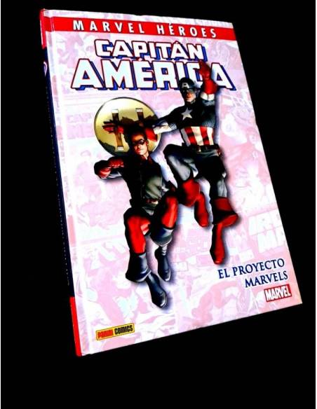 CASI EXCELENTE ESTADO MARVEL HEROES 25 CAPITAN AMERICA EL PROYECTO MARVELS COMICS PANINI