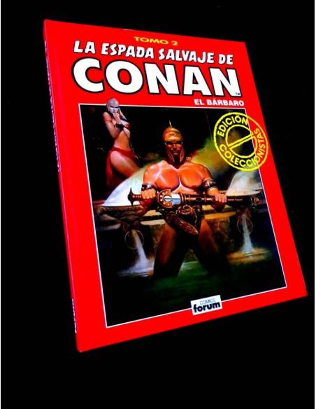EXCELENTE ESTADO LA ESPADA SALVAJE DE CONAN TOMO 2 SERIE ROJA COMICS FORUM