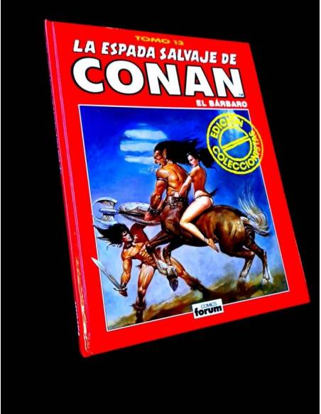 EXCELENTE ESTADO LA ESPADA SALVAJE DE CONAN TOMO 13 SERIE ROJA COMICS FORUM