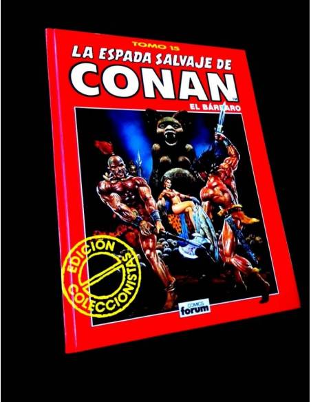 EXCELENTE ESTADO LA ESPADA SALVAJE DE CONAN TOMO 15 SERIE ROJA COMICS FORUM