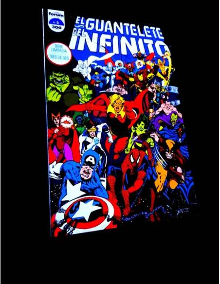 EXCELENTE ESTADO EL GUANTELETE DEL INFINITO 3 COMICS FORUM