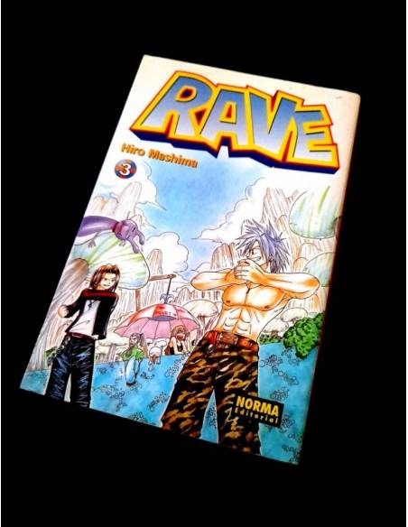 EXCELENTE ESTADO RAVE 3 HIRO MASHIMA MANGA