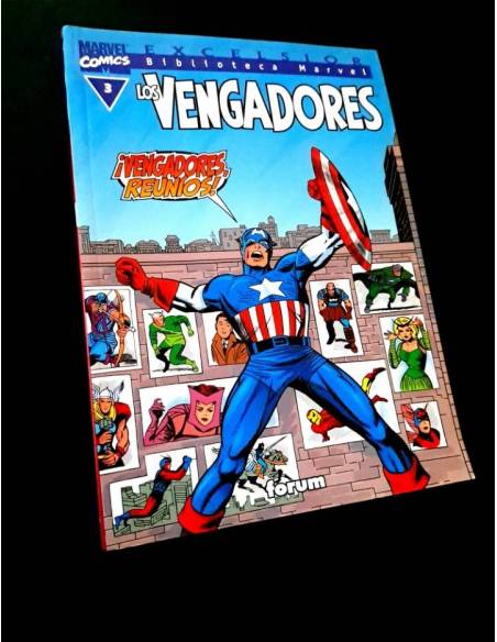 CASI EXCELENTE ESTADO LOS VENGADORES 3 BIBLIOTECA EXCELSIOR FORUM