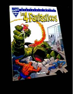 MUY BUEN ESTADO LOS 4 FANTASTICOS 01 BIBLIOTECA MARVEL...