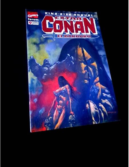 MUY BUEN ESTADO EXTRA CONAN EL BARBARO 9 COMICS FORUM MARVEL