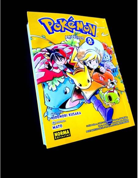 DE KIOSCO POKEMON VOL 4 AMARILLO 2 COMICS MANGA NORMA EDITORIAL TOMO