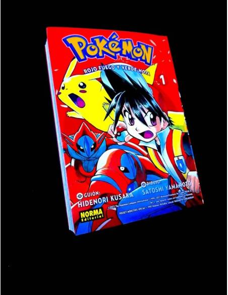DE KIOSCO POKEMON VOL 13 ROJO FUEGO Y VERDE HOJA 1 COMICS MANGA NORMA EDITORIAL TOMO