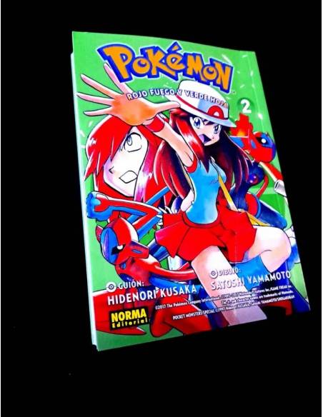 DE KIOSCO POKEMON VOL 14 ROJO FUEGO Y VERDE HOJA 2 COMICS MANGA NORMA EDITORIAL TOMO