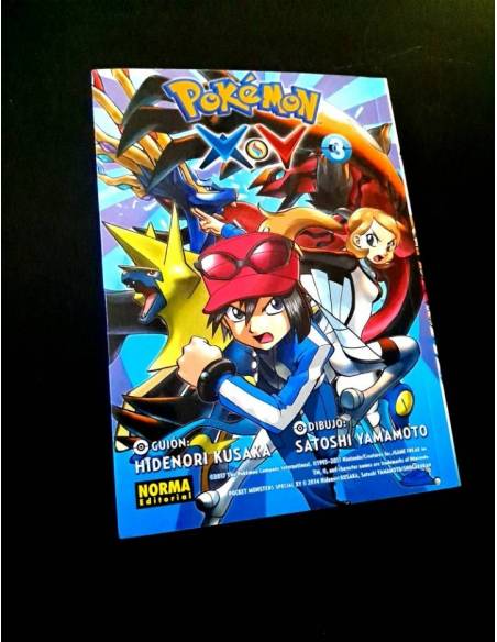 DE KIOSCO POKEMON 3 X Y 3 COMICS MANGA NORMA TOMO