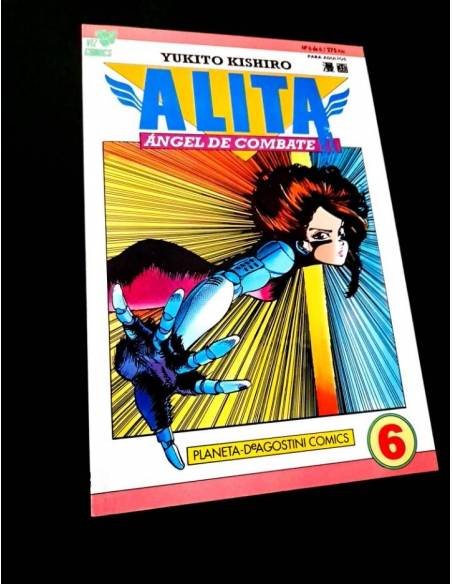 EXCELENTE ESTADO ALITA 6 ANGEL DE COMBATE SERIE ROSA COMICS PLANETA VIZ COMICS