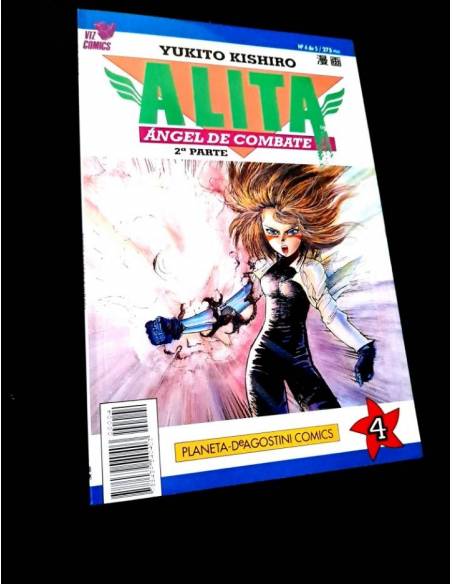 EXCELENTE ESTADO ALITA 4 ANGEL DE COMBATE 2° PARTE SERIE AZUL COMICS PLANETA VIZ COMICS