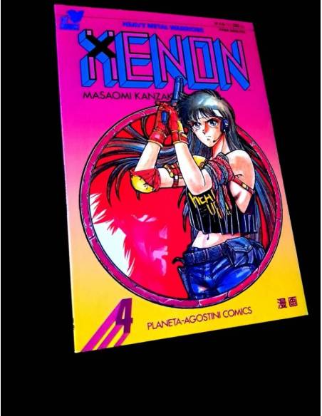 EXCELENTE ESTADO XENON 4 COMICS MANGA PLANETA VIZ HEAVY METAL WARRIORS