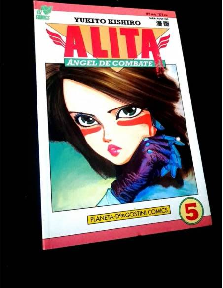 MUY BUEN ESTADO ALITA 5 ANGEL DE COMBATE SERIE ROSA COMICS PLANETA VIZ COMICS