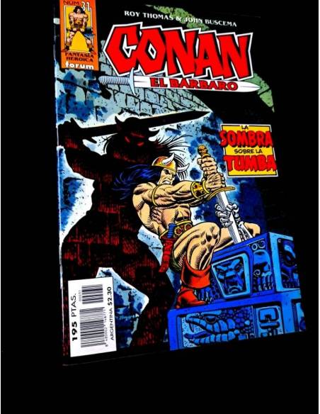 EXCELENTE ESTADO CONAN EL BARBARO 31 FANTASIA HEROICA COMICS FORUM MARVEL