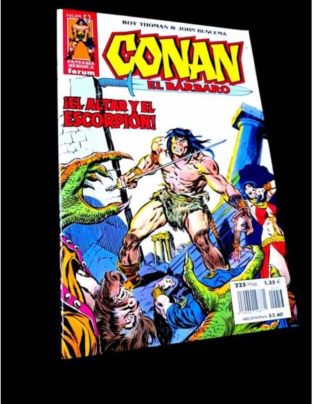 EXCELENTE ESTADO CONAN EL BARBARO 53 FANTASIA HEROICA COMICS FORUM MARVEL