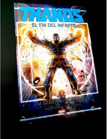 DE KIOSCO THANOS EL FIN DEL INFINITO COMICS PANINI TOMO TAPA DURA - JIM STARLIN - ALAN DAVIS