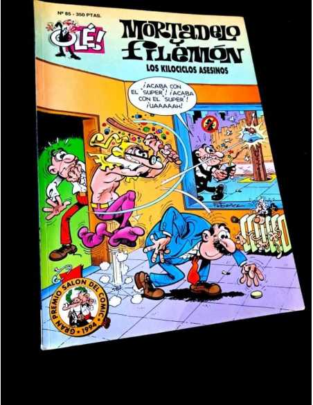 MUY BUEN ESTADO 1° PRIMERA EDICION MORTADELO Y FILEMON 85 TEBEOS HUMOR OLE