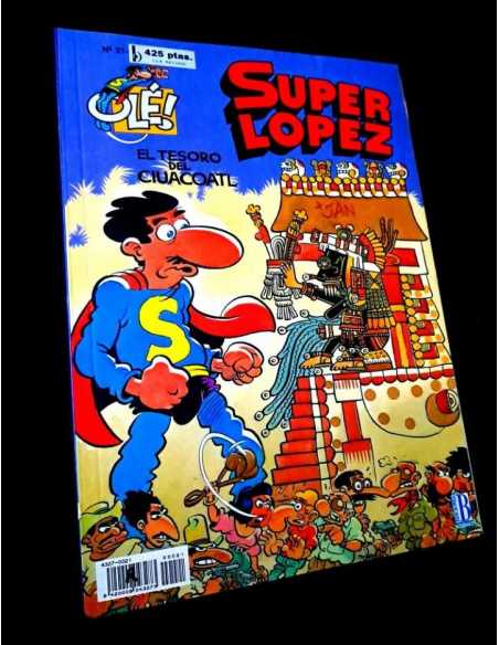 CASI EXCELENTE ESTADO 1° PRIMERA EDICION SUPER LOPEZ 21 COMICS EDICIONES B