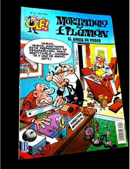 MUY BUEN ESTADO 2° SEGUNDA EDICION MORTADELO Y FILEMON 10 TEBEOS EDICIONES B
