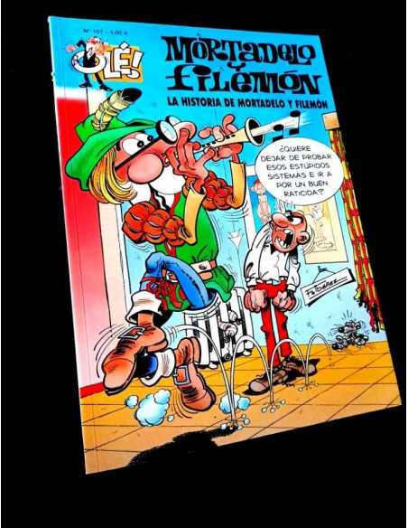MUY BUEN ESTADO 5° QUINTA EDICION MORTADELO Y FILEMON 107 TEBEOS EDICIONES B