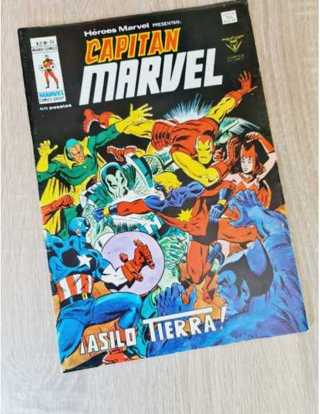 EXCELENTE ESTADO HÉROES MARVEL 50 VOL II CAPITAN MARVEL COMICS VERTICE