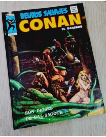 CASI EXCELENTE ESTADO RELATOS SALVAJES 40 CONAN MUNDI COMICS VERTICE