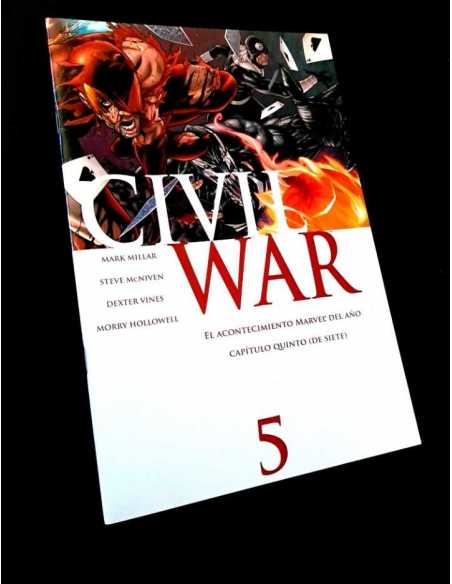 DE KIOSCO CIVIL WAR 5 COMICS PANINI MARVEL
