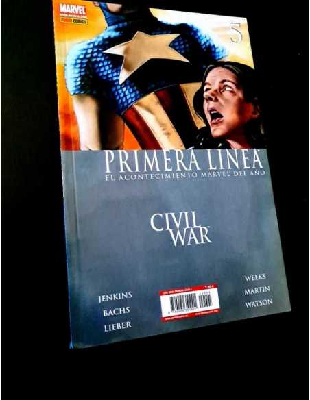 MUY BUEN ESTADO CIVIL WAR PRIMERA LINEA 5 COMICS MARVEL PANINI