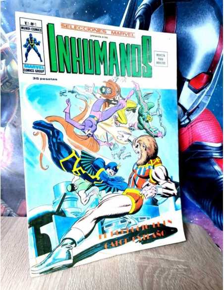 CASI EXCELENTE ESTADO SELECCIONES MARVEL 1 INHUMANOS COMICS VERTICE