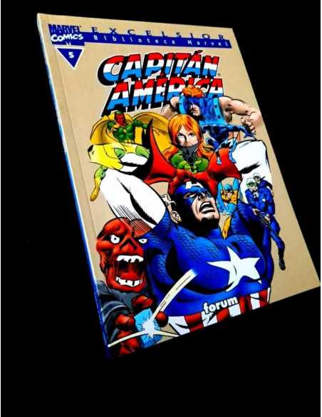 EXCELENTE ESTADO CAPITAN AMERICA 5 BIBLIOTECA MARVEL EXCELSIOR COMICS FORUM