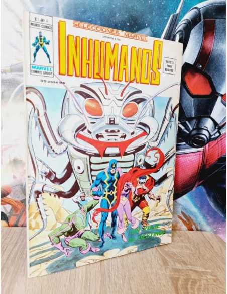 CASI EXCELENTE ESTADO SELECCIONES MARVEL 4 INHUMANOS COMICS VERTICE
