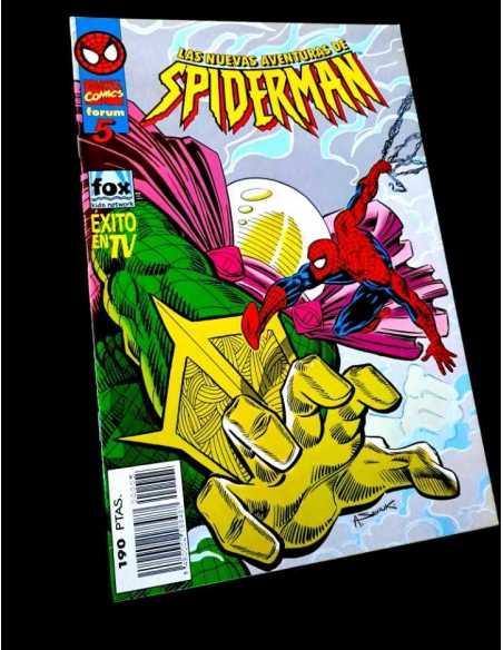 EXCELENTE ESTADO LAS NUEVAS AVENTURAS DE SPIDERMAN 5 COMICS FORUM MARVEL