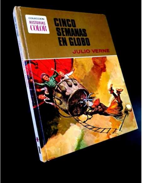 MUY BUEN ESTADO SERIE MUJERCITAS 8 CINCO SEMANAS EN GLOBO COMICS BRUGUERA TOMO