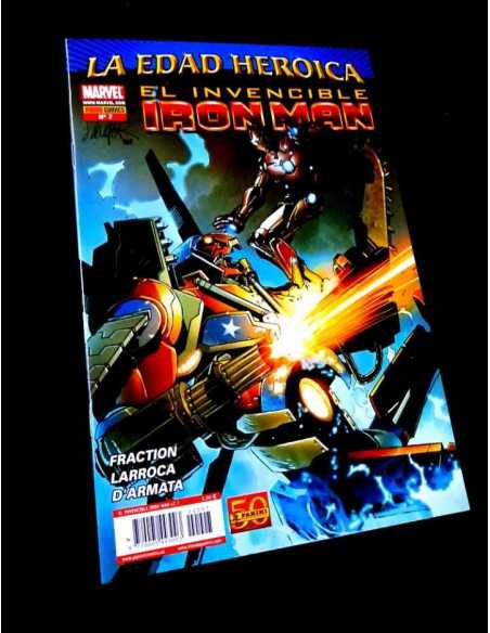 EXCELENTE ESTADO EL INVENCIBLE IRON MAN 7 COMICS PANINI MARVEL
