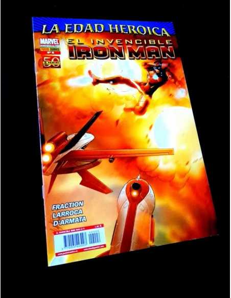 EXCELENTE ESTADO EL INVENCIBLE IRON MAN 6 COMICS PANINI MARVEL