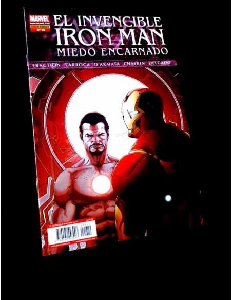 EXCELENTE ESTADO EL INVENCIBLE IRON MAN 12 MIEDO ENCARNADO COMICS PANINI MARVEL