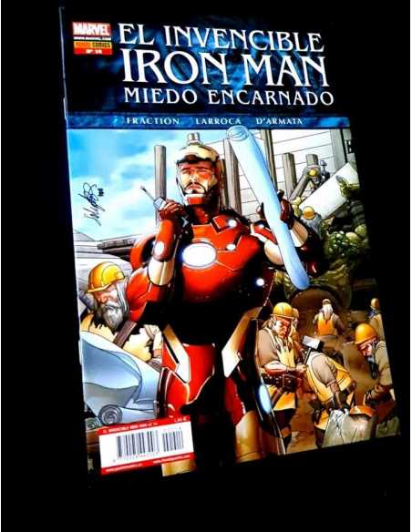 EXCELENTE ESTADO EL INVENCIBLE IRON MAN 14 MIEDO ENCARNADO COMICS PANINI MARVEL