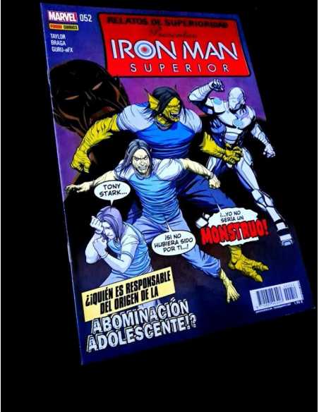 EXCELENTE ESTADO IRON MAN SUPERIOR 52 COMICS PANINI MARVEL