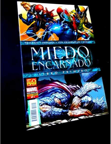 EXCELENTE ESTADO MIEDO ENCARNADO PRIMERA LINEA 1 COMICS PANINI MARVEL