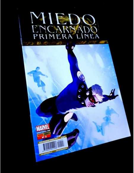 EXCELENTE ESTADO MIEDO ENCARNADO PRIMERA LINEA 3 COMICS PANINI MARVEL