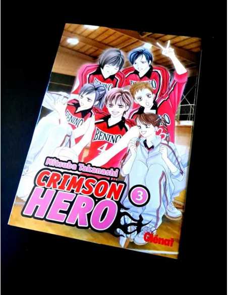 EXCELENTE ESTADO CRIMSON HERO 3 COMICS MANGA GLENAT MITSUBA TAKANASHI